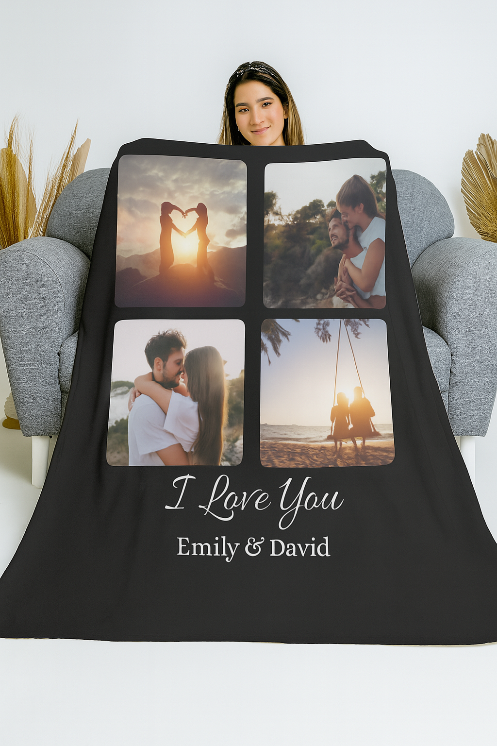 I Love You Personalized Blanket