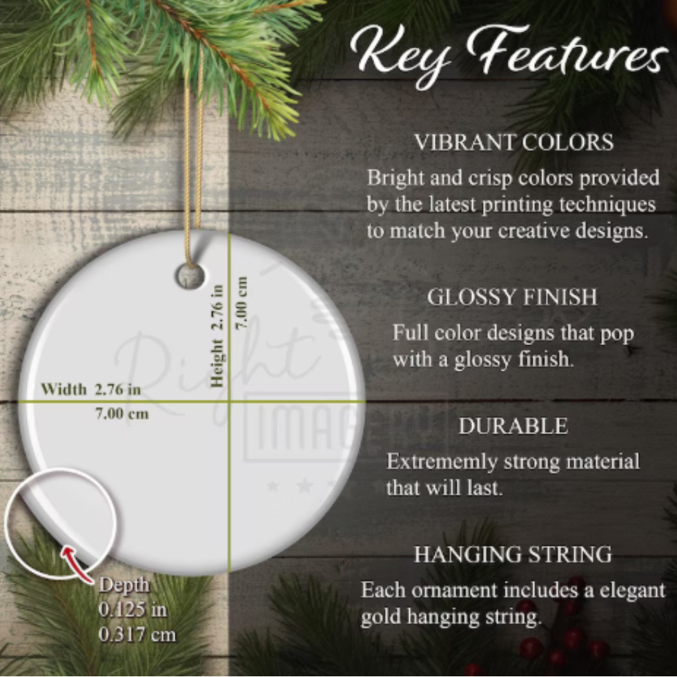 First Christmas Married Keepsake Ornament