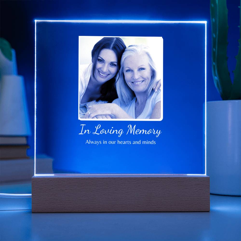 In Loving Memory- Memorial Keepsake Arcylic Plaque