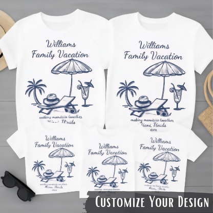 Family Trip Vacation Matching Shirts Summer - Personalized Shirt