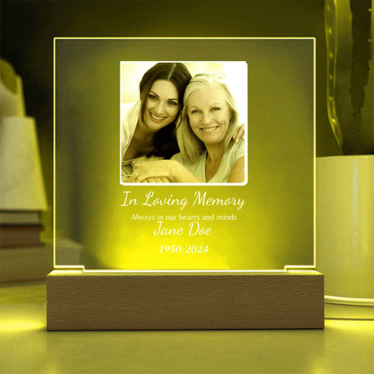 In Loving Memory- Memorial Keepsake Arcylic Plaque