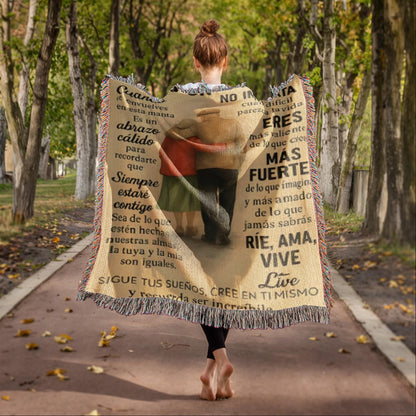 Heirloom Woven Blanket - Custom Photo Keepsake