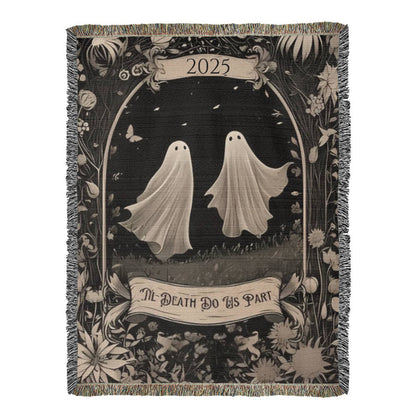 Personalized Ghost Heirloom Woven Blanket (Portrait)