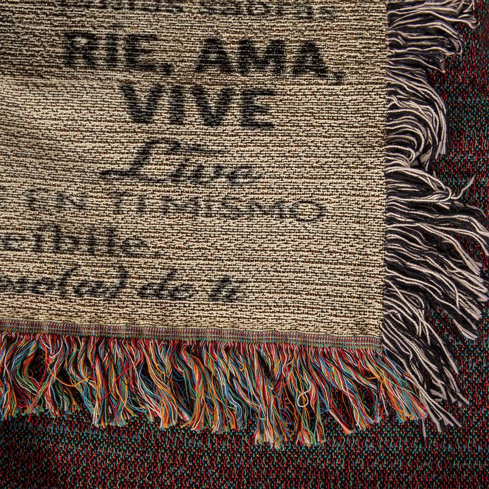 Heirloom Woven Blanket - Custom Photo Keepsake