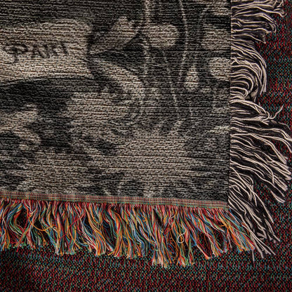 Personalized Ghost Heirloom Woven Blanket (Portrait)