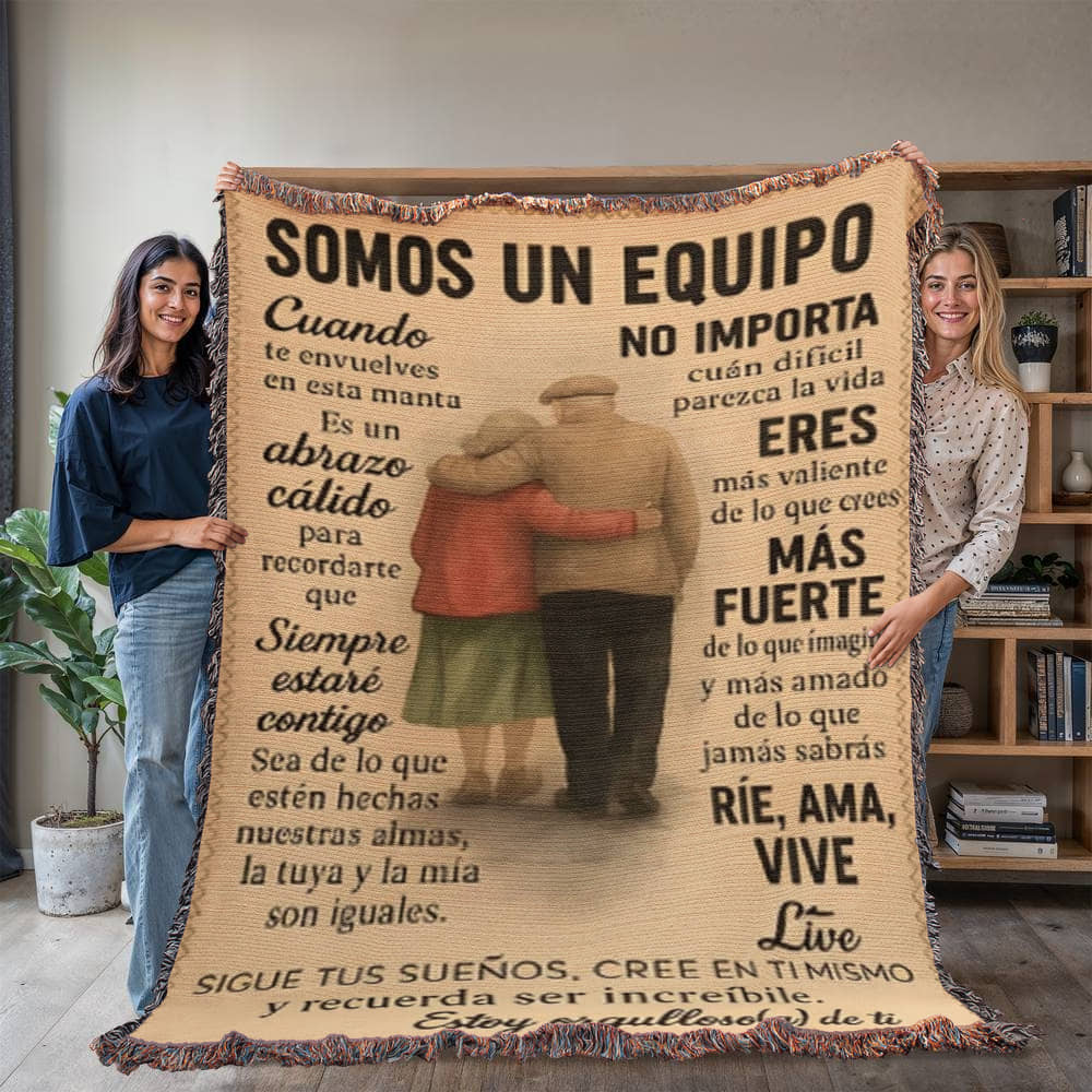 Were A Team Woven Keepsake Blanket