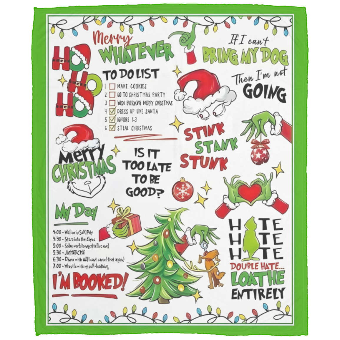 Christmas Grinch  50x60