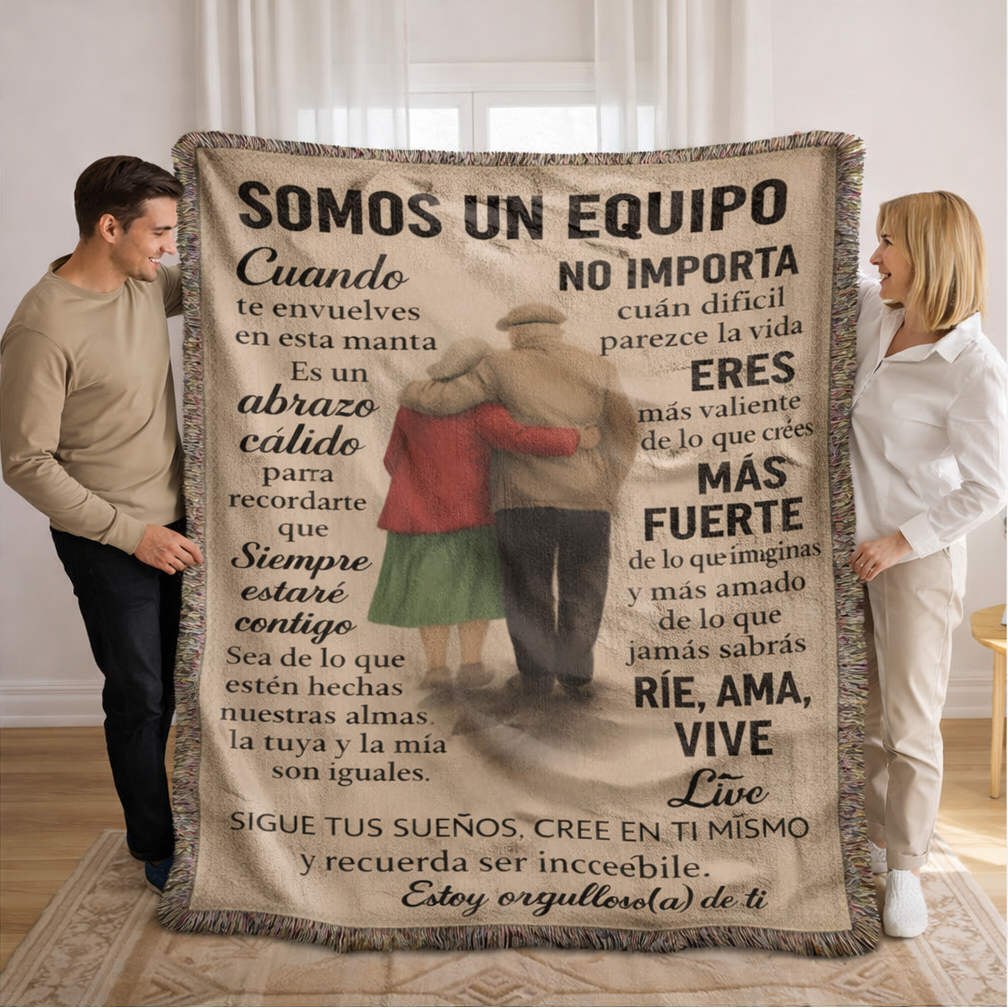 Were A Team Woven Keepsake Blanket