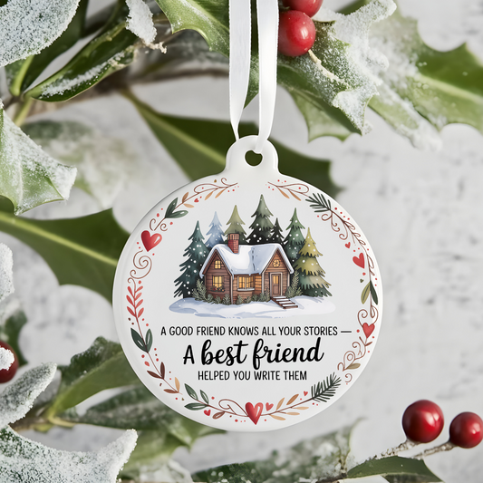 Best Friend Acrylic Keepsake Ornament
