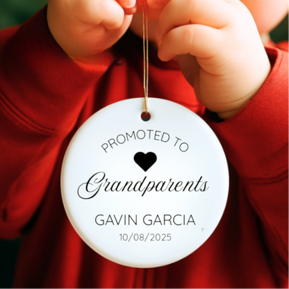 Personalized Heartwarming Grandparent Ornament