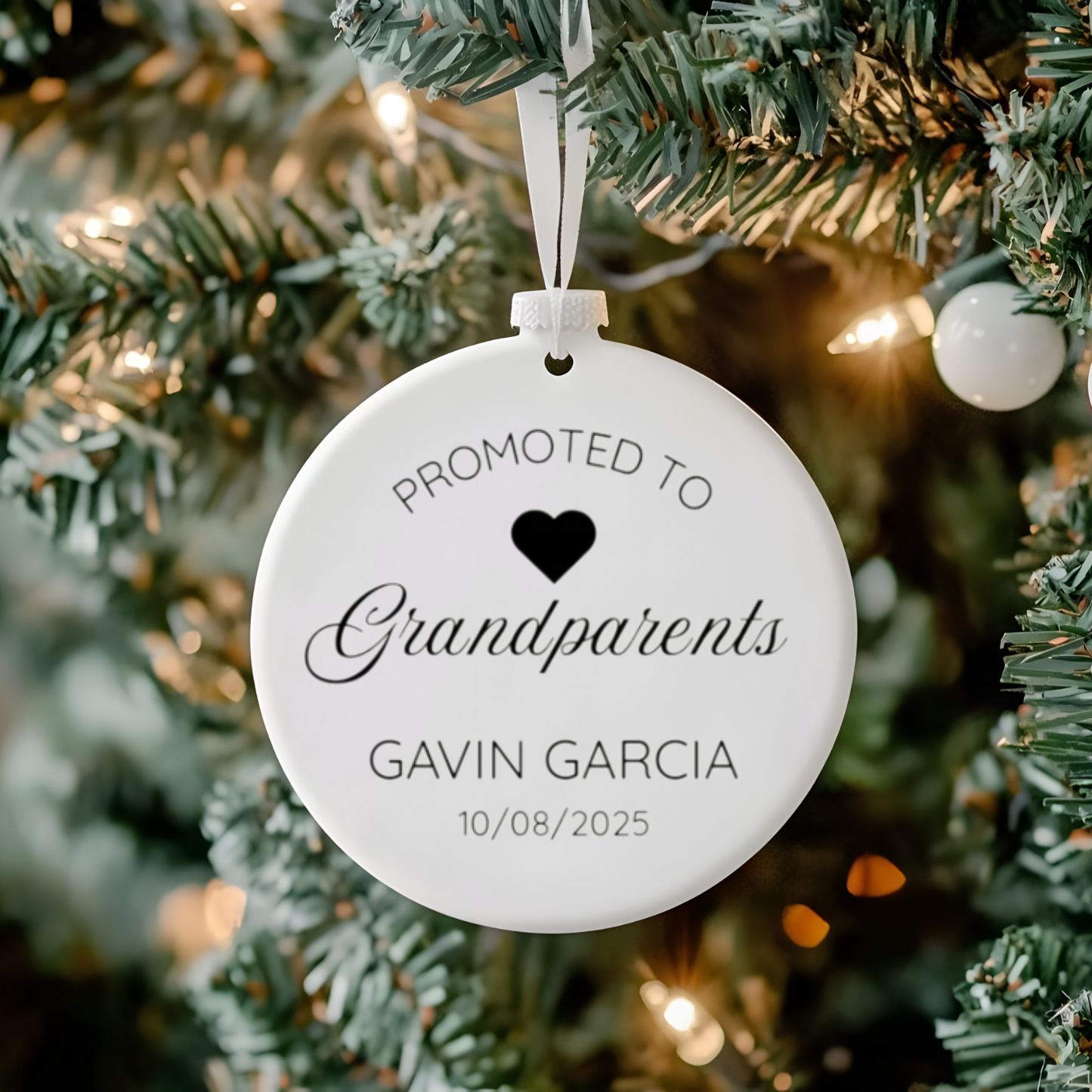 Personalized Heartwarming Grandparent Ornament