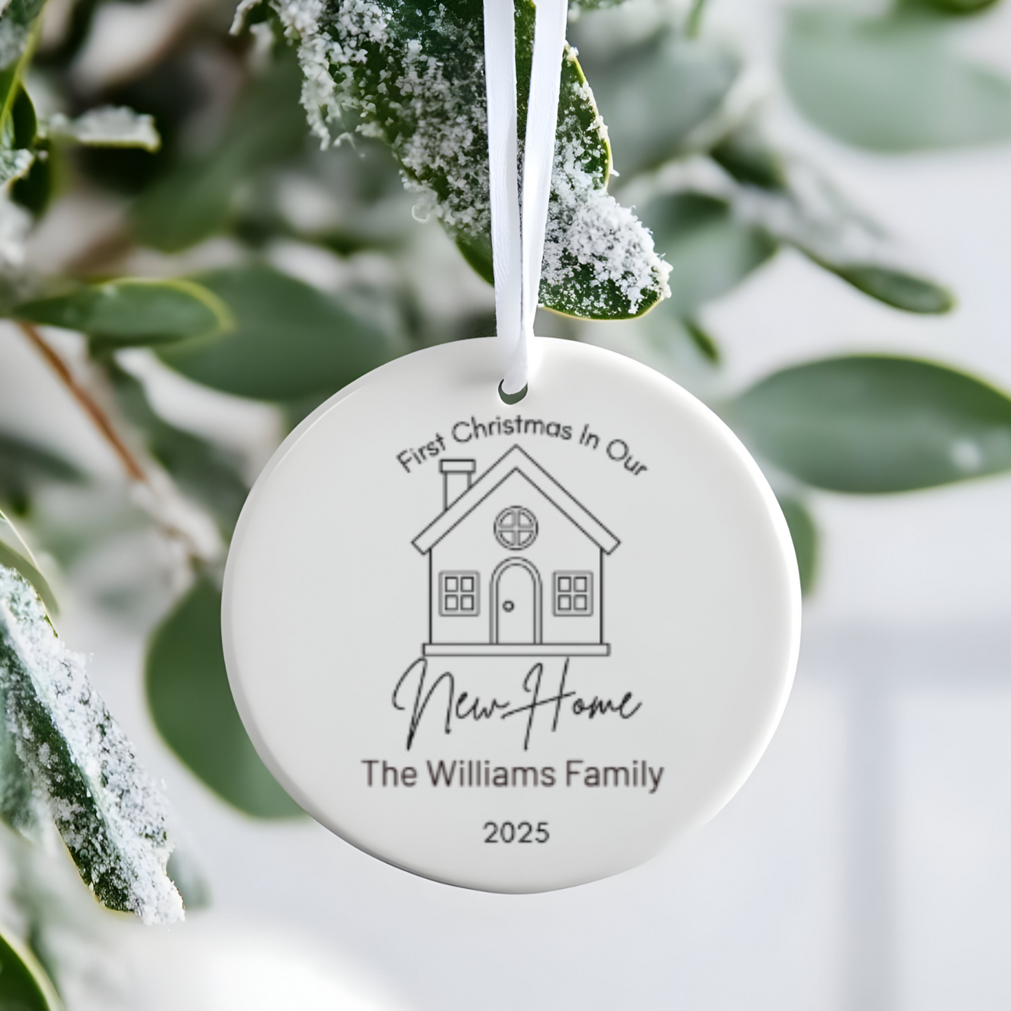 Personalized New Home Christmas Ornament