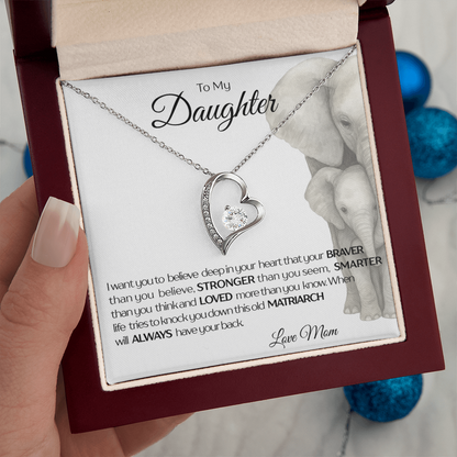 Believe In You- Daughter Love Pendant