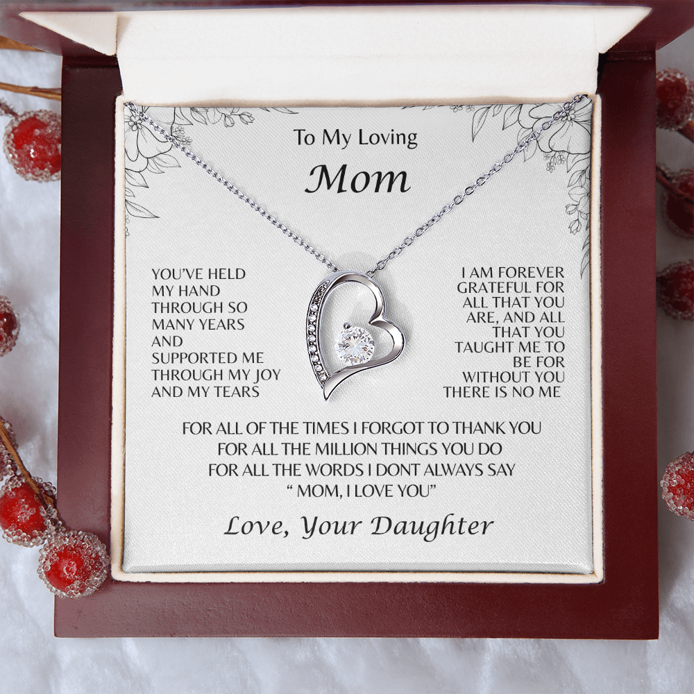 To My Loving Mom Daughter