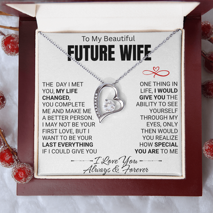 To My Future Wife Love Knot Necklace