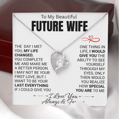 To My Future Wife Love Knot Necklace
