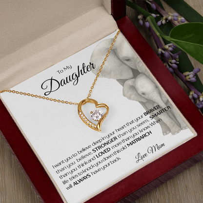 Believe In You- Daughter Love Pendant