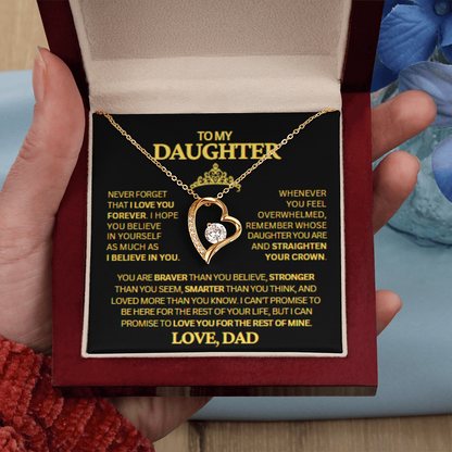 TO MY DAUGHTER LOVE DAD