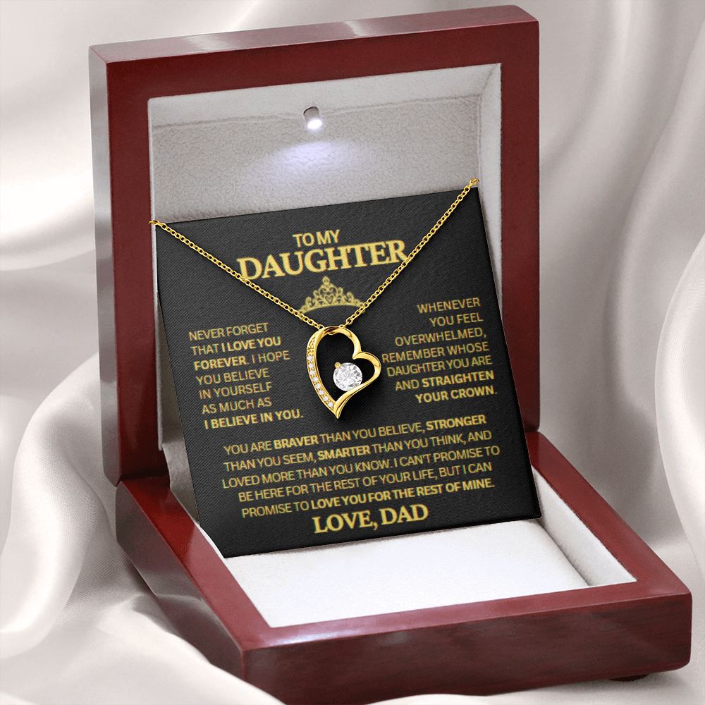 TO MY DAUGHTER LOVE DAD