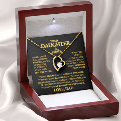 TO MY DAUGHTER LOVE DAD