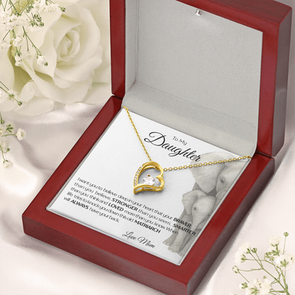 Believe In You- Daughter Love Pendant