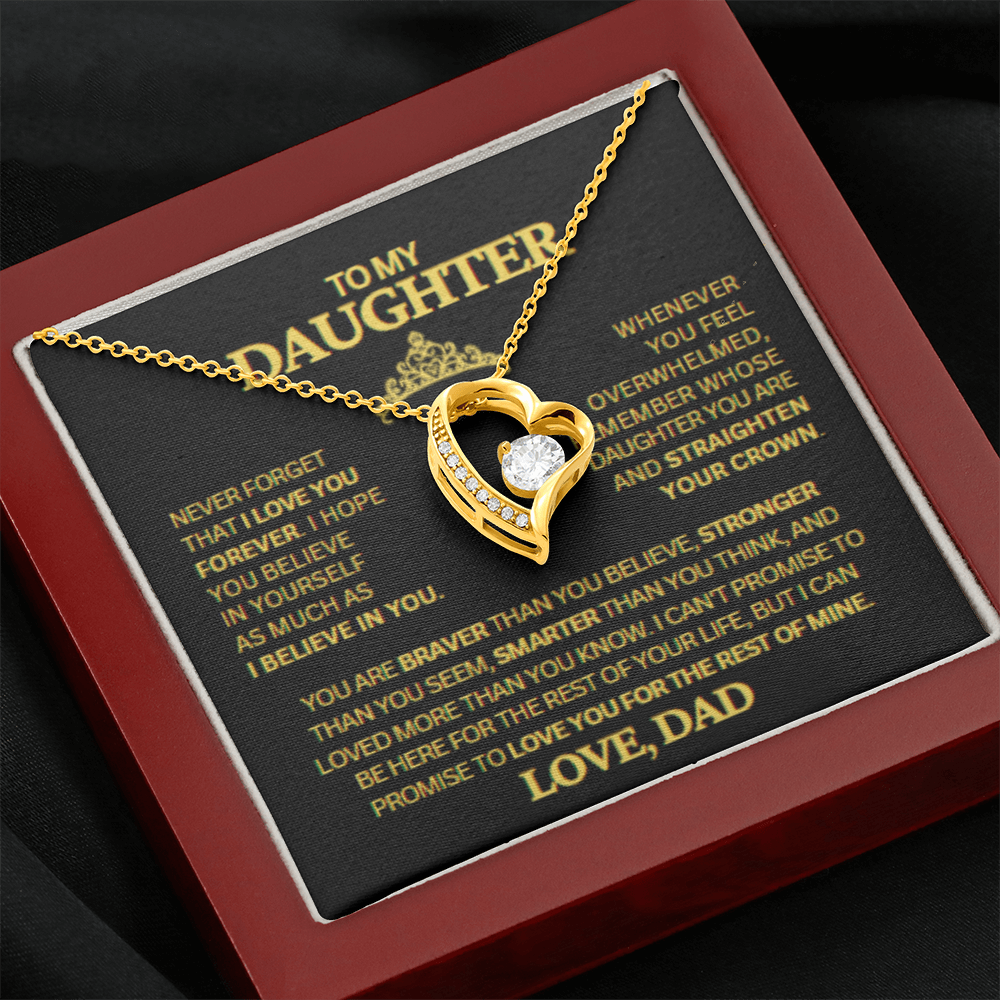 TO MY DAUGHTER LOVE DAD