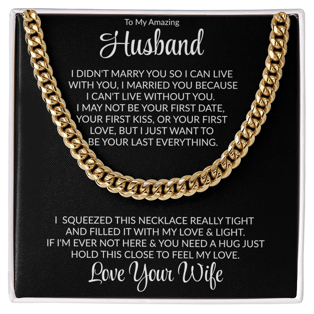 To My Amazing Husband