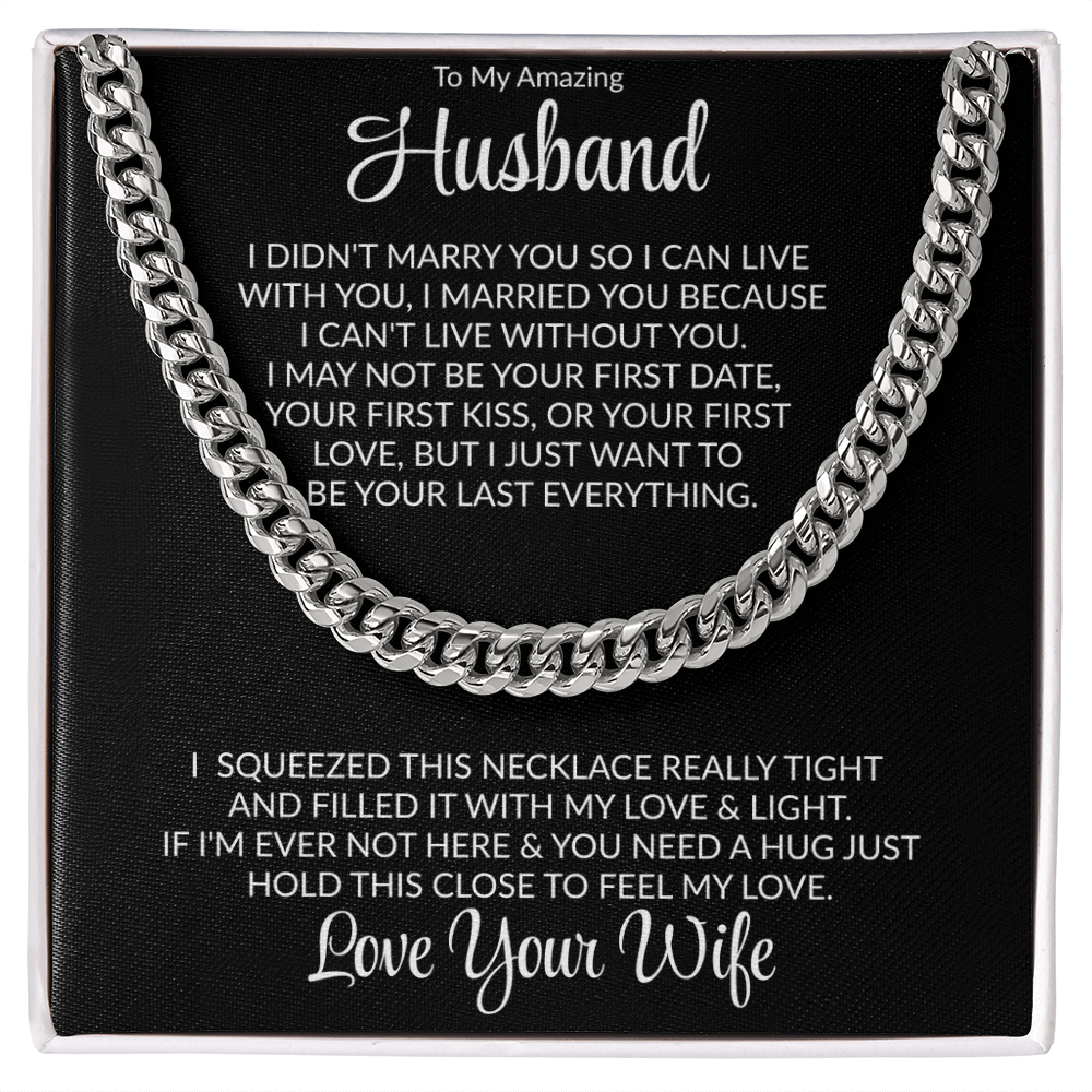 To My Amazing Husband