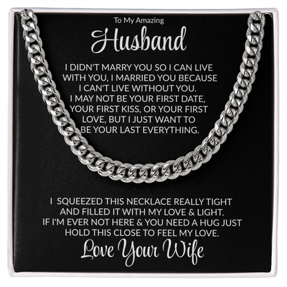 To My Amazing Husband