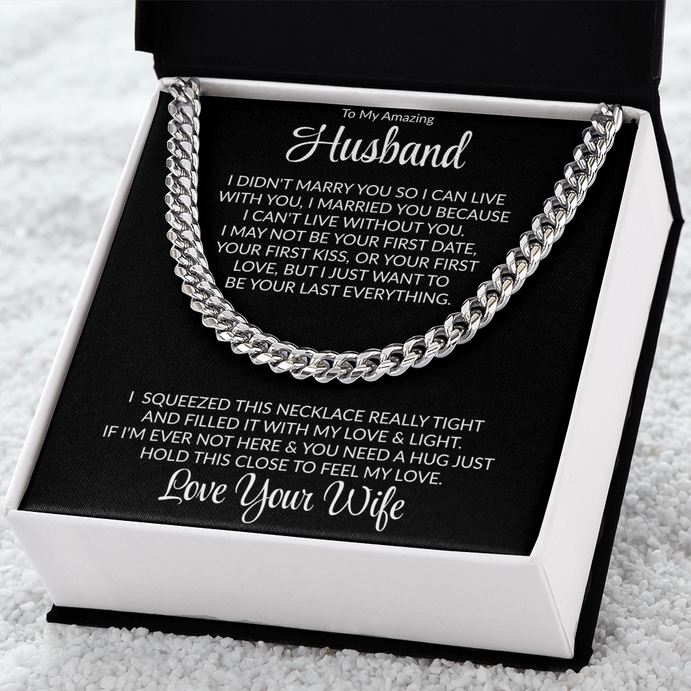 To My Amazing Husband