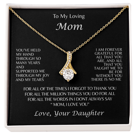 Mom Necklace, Love Your Daughter