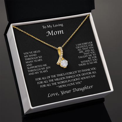 Mom Necklace, Love Your Daughter