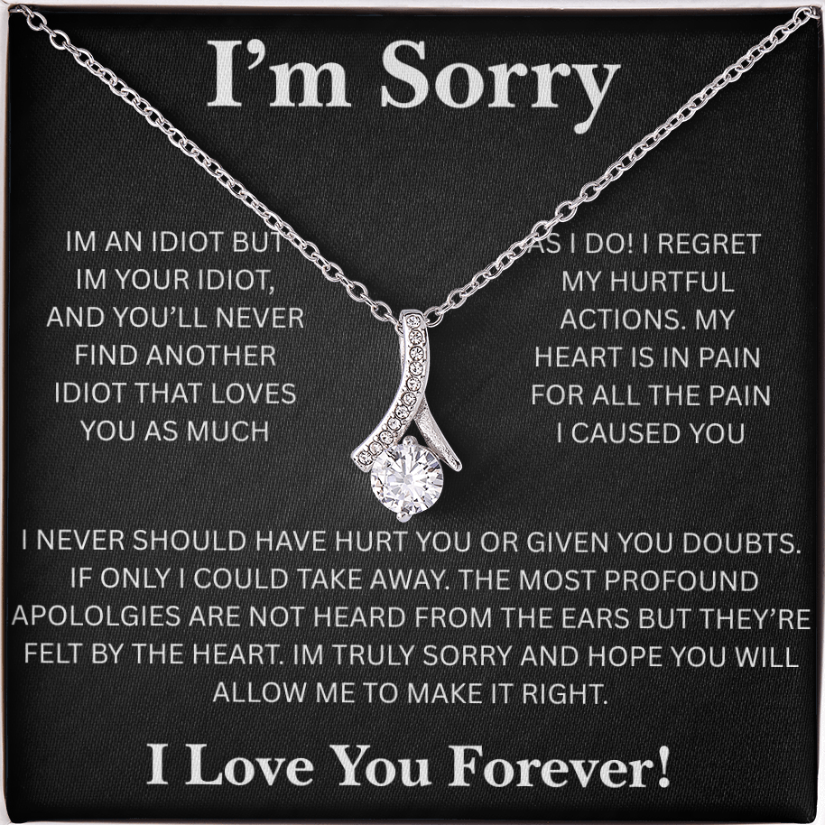 I'm Sorry- Alluring Love Pendent