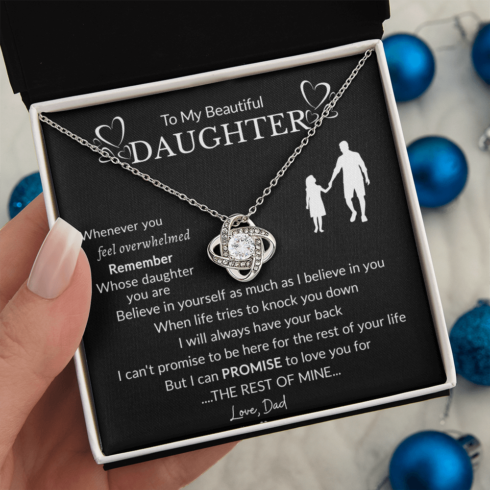 To My Beautiful Daughter Necklace