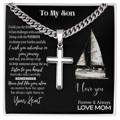 On Your Journey Son Necklace