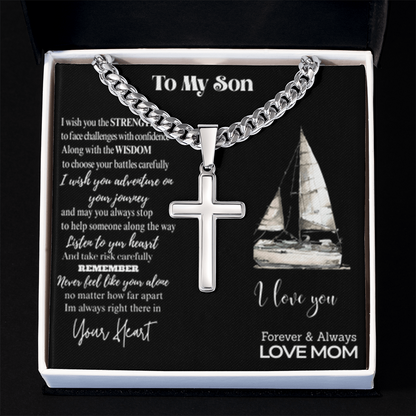 On Your Journey Son Necklace