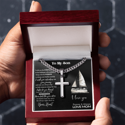 On Your Journey Son Necklace