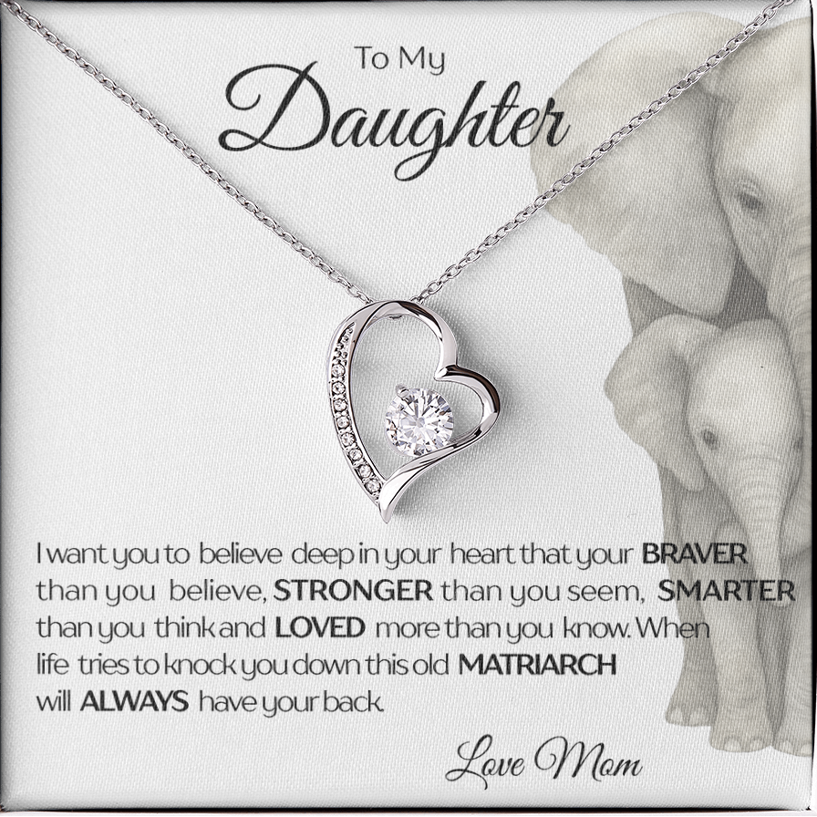 Believe In You- Daughter Love Pendant