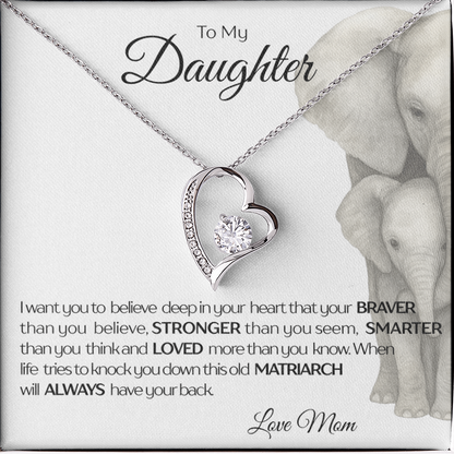 Believe In You- Daughter Love Pendant