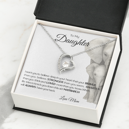 Believe In You- Daughter Love Pendant