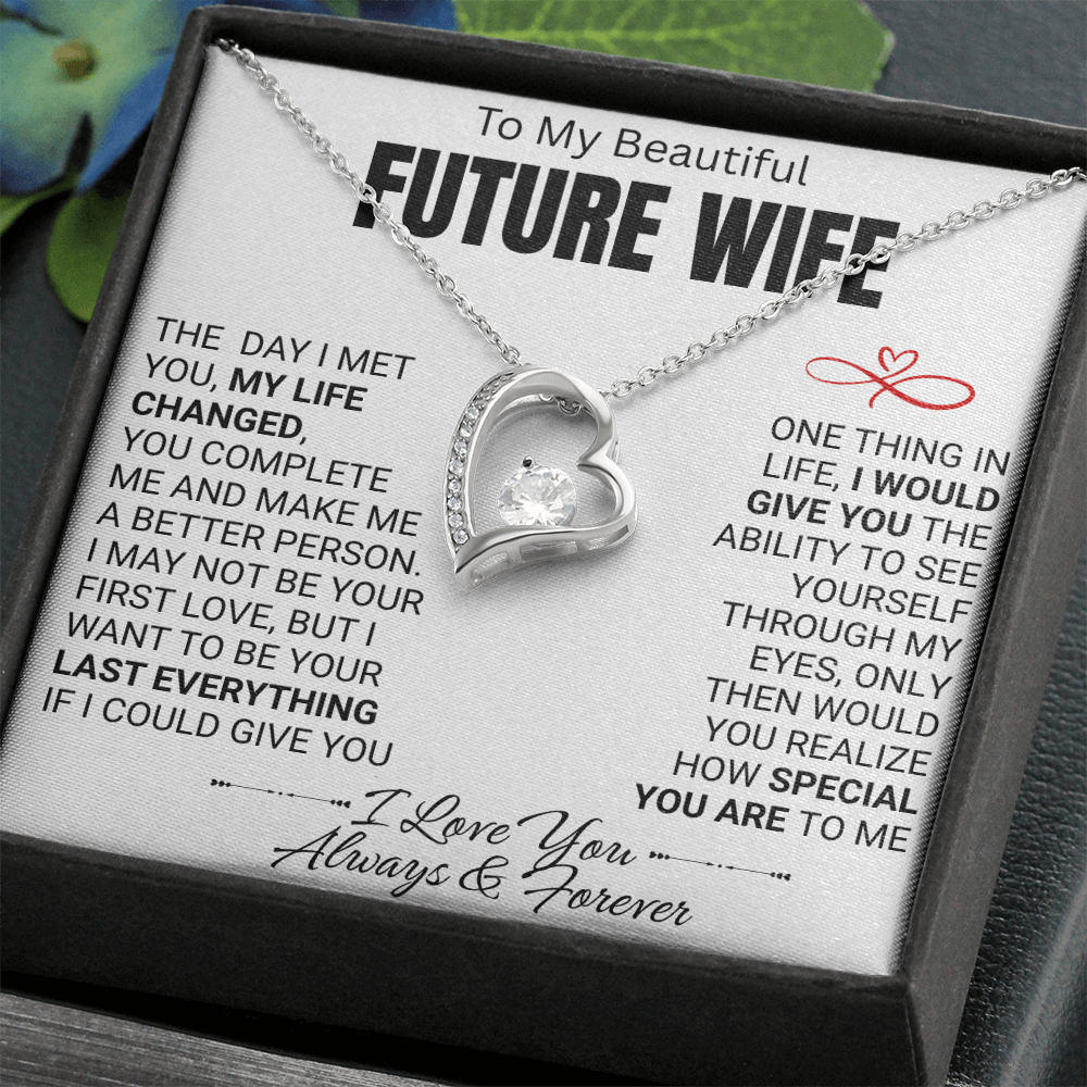 To My Future Wife Love Knot Necklace