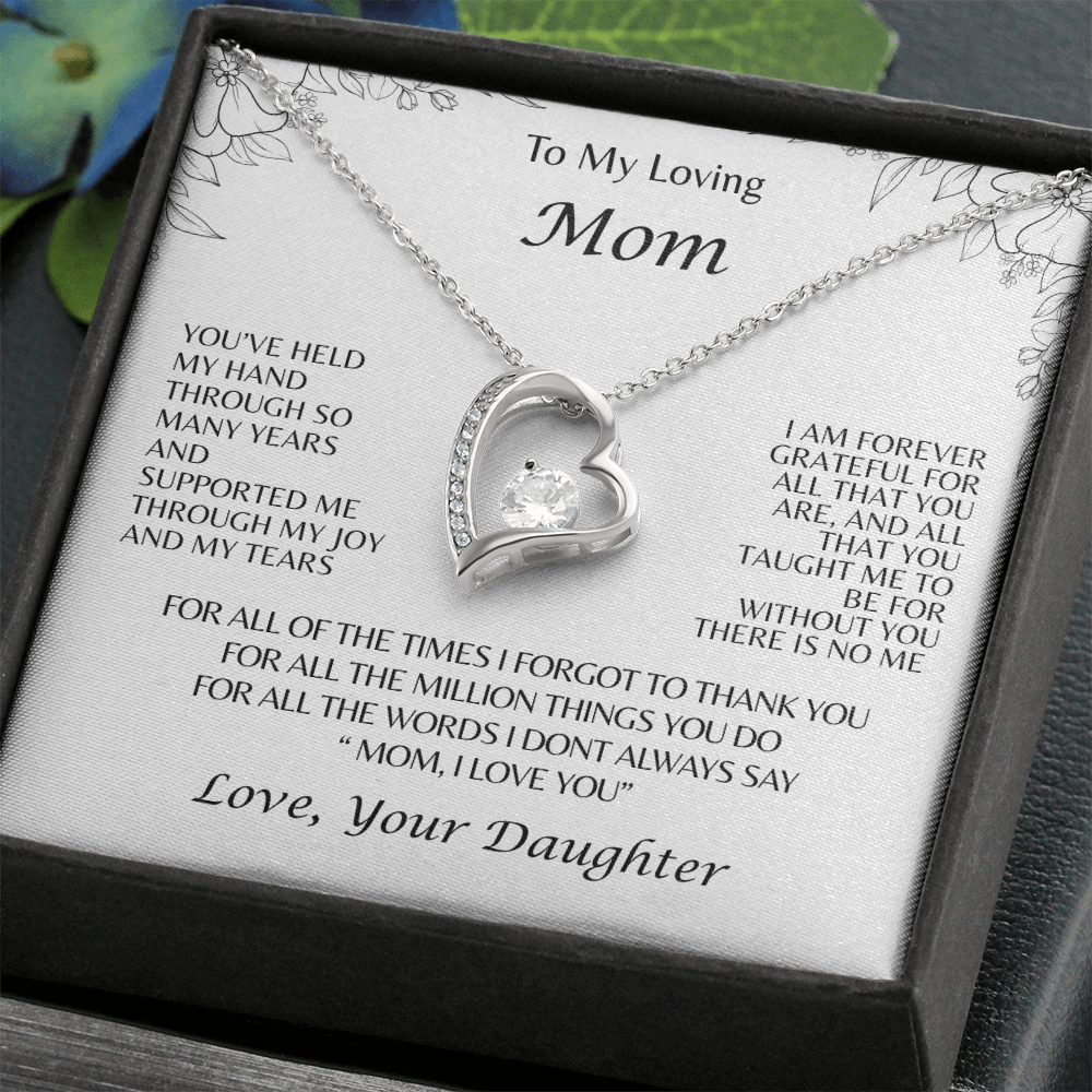 To My Loving Mom Daughter