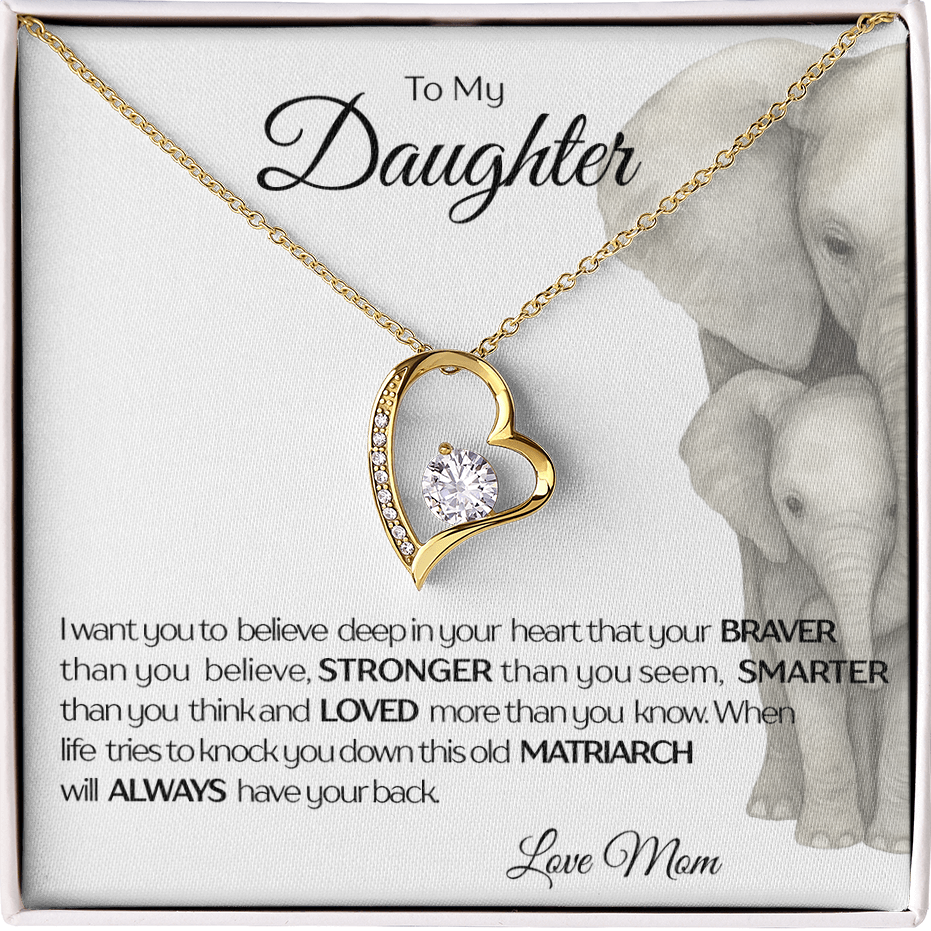 Believe In You- Daughter Love Pendant
