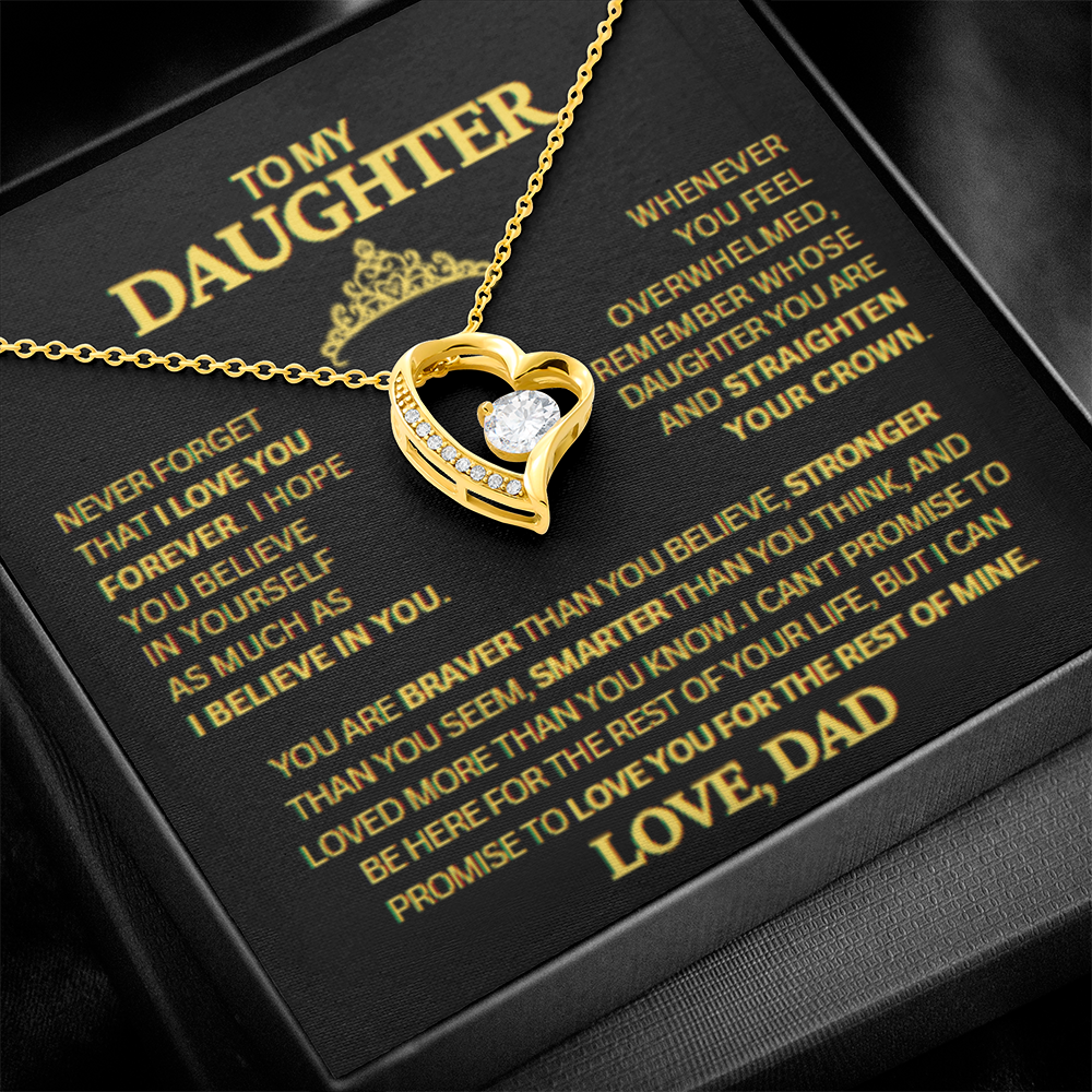TO MY DAUGHTER LOVE DAD