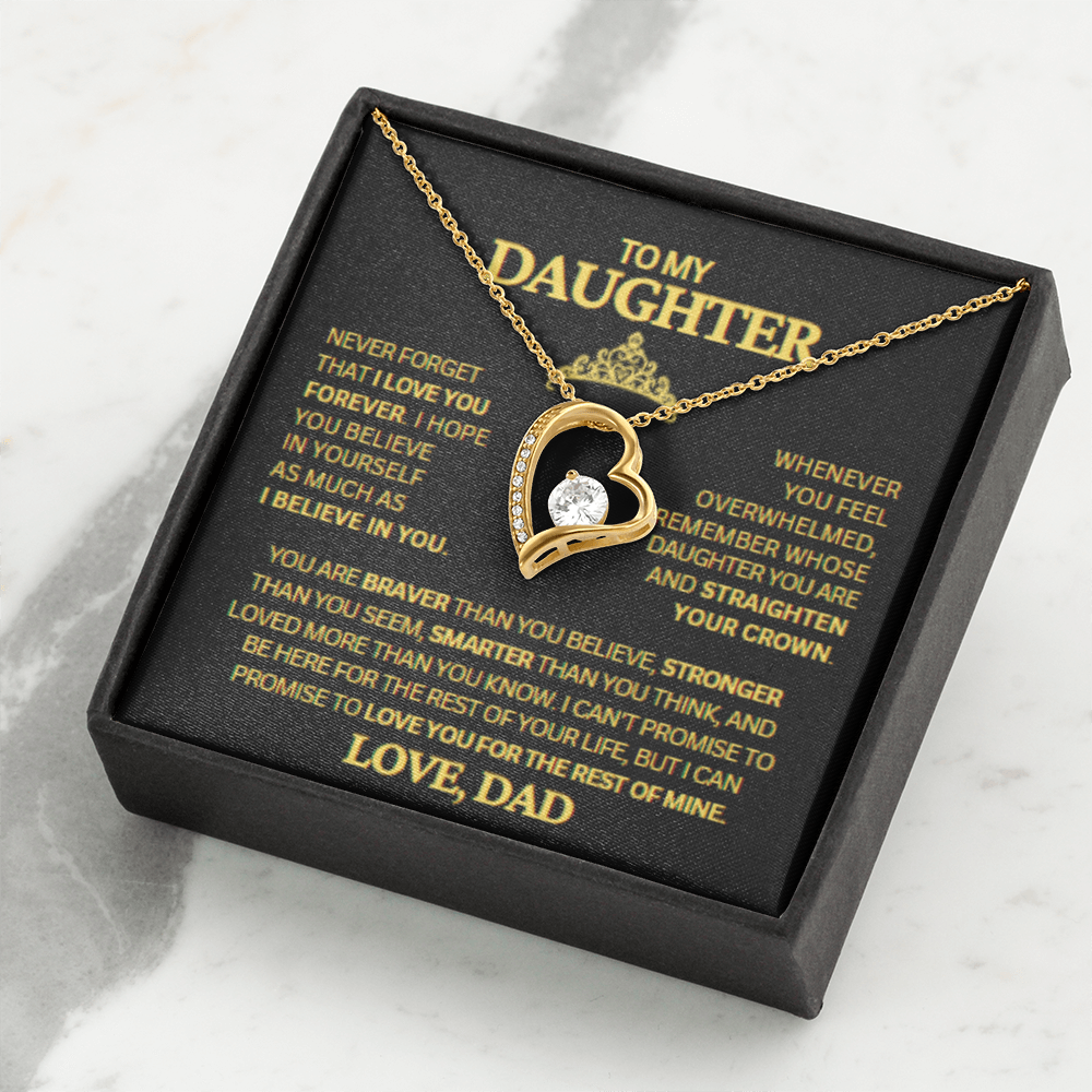 TO MY DAUGHTER LOVE DAD