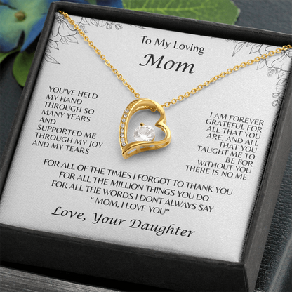 To My Loving Mom Daughter