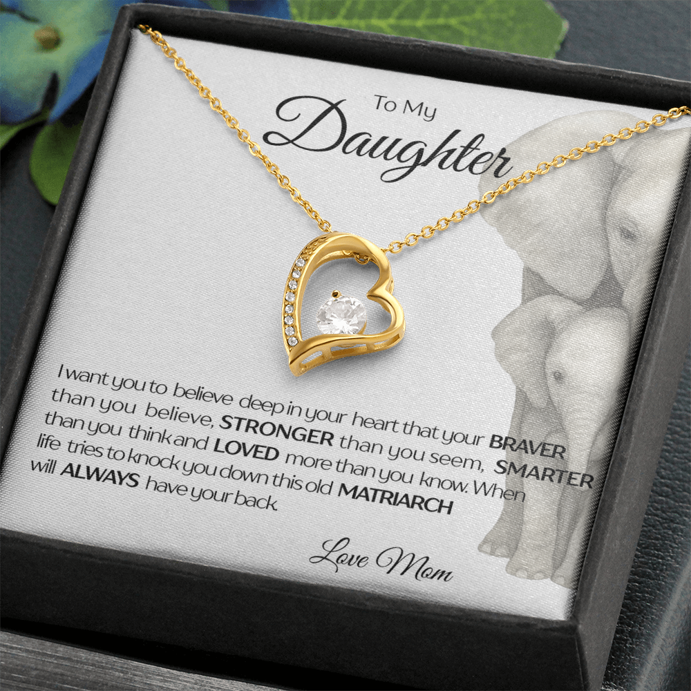 Believe In You- Daughter Love Pendant