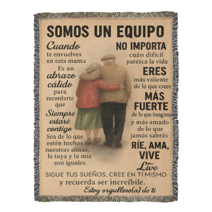 Were A Team Woven Keepsake Blanket