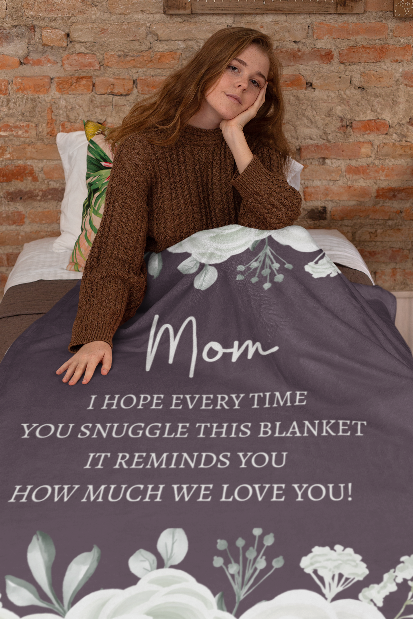 Mom Plush Fleece Blanket