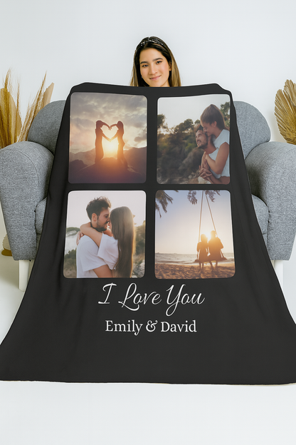 I Love You Personalized Blanket
